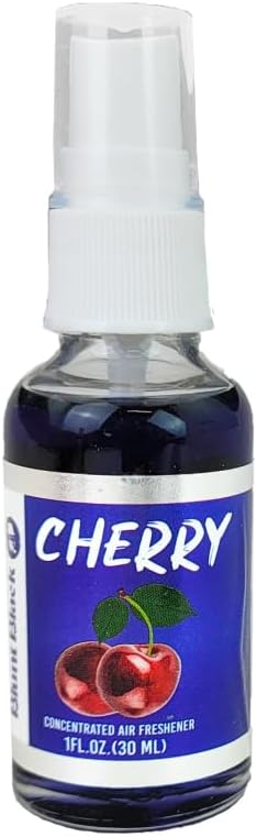 Concentrated Air Freshener Spray 1 oz. Glass Bottle - Choose Your Scent (Cherry)
