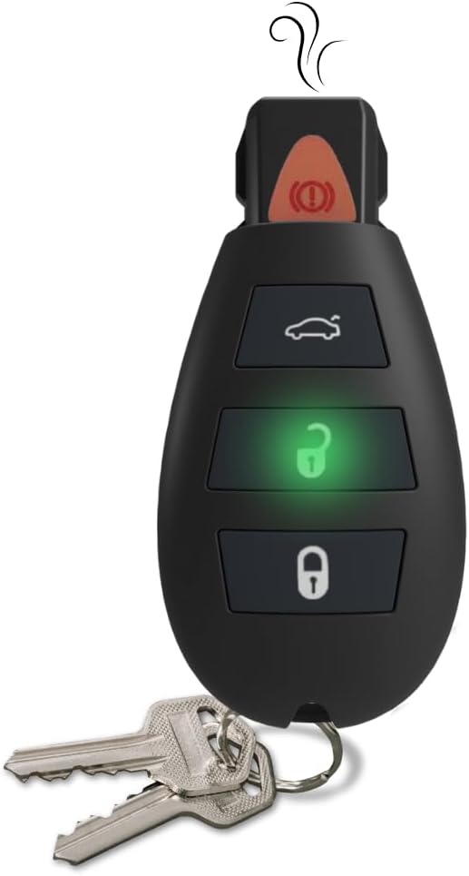 Discreet Car Key Aromatherapy Battery with Soft Touch Finish, Universal Thread Diffuser for On-the-Go Relaxation, Rechargeable Keychain Wellness Tool, Great Gift for Birthday, Holiday, or Everyday Use