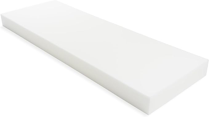 GoTo Foam 5" Height x 24" Width x 72" Length 44ILD (Firm) Upholstery Cushion Made in USA