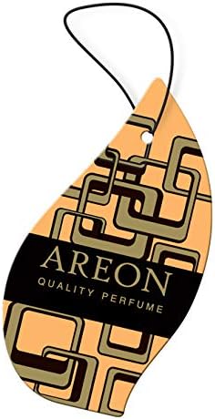 Areon Premium Quality Perfume/Cologne Cardboard Car & Home Air Freshener, Aquamarine (Pack of 3)