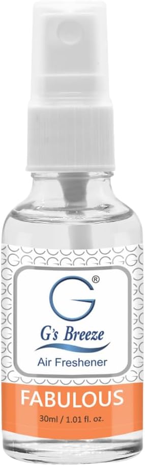 G's Breeze Fabulous Air Freshener - Luxurious, Floral & Fruity Essence - Long-Lasting Fresh Scent - Elegant & Portable, Sophisticated Aroma Anywhere You Go - Warm Fragrance for Home, Car and Office