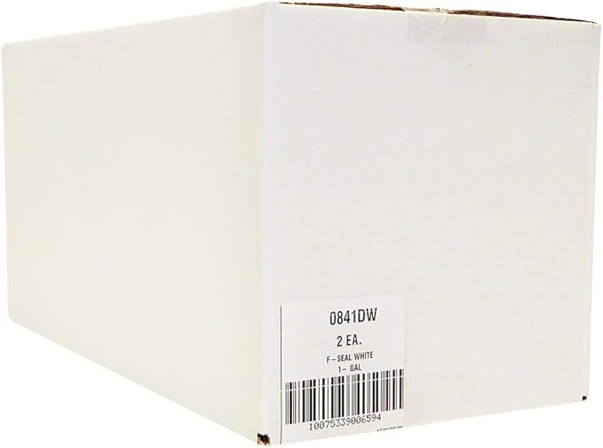 Red Devil 0841DW F-Seal 181 Fiber Reinforced Water Based Duct Sealant, 1 Gallon, White, 2 Pack