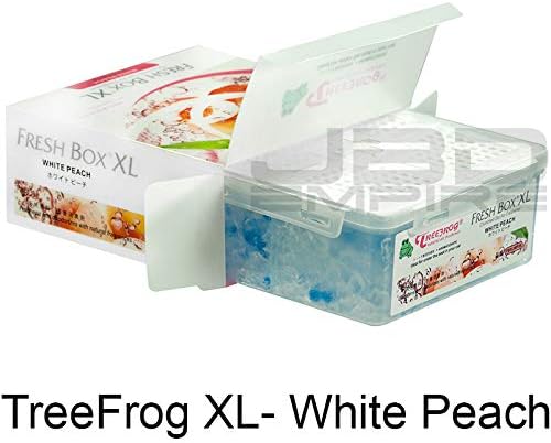 Treefrog Xtreme Fresh Box XL Air Freshener Scent Extra Large 400g - Black Squash/Blue Squash/Green Squash/White Peach/New Car (White Peach)