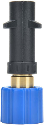MJJC Foam Cannon Connector (Compatible with S and Pro Since V2.0) (Compatible with Karcher’s K2/K3/K4/K5/K6/K7 Connection(Blue Color Version))