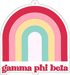 Gamma Phi Beta - Rainbow Air Freshener - 2/Pack - Flowers & Sunshine Scent