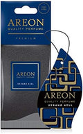 AREON Premium Quality Perfume/Cologne Cardboard Car & Home Air Freshener, Verano Azul (Pack of 3)