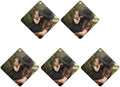 Personalized Air Freshener for Car - Double Sided Photo Custom Car Scents Air Freshener, Gift for Valentine’s Day Birthday Ideal for Car Wardrobe Bathroom Hanging Ornaments (Rhombus 5pcs)