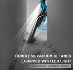 Cordless Vacuum Cleaner for Makita 18V Battery, Handheld Vacuum Cleaner for Home Car Hardwood Floor Carpet, Portable Shop Vacuum with Washable HEPA Filter(Tool Only)