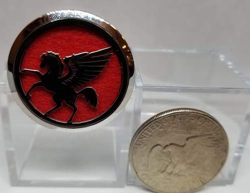Jumbo Size 1-1/2 in dia. (JUMBO Flying Horse) Stainless Steel, 1 Essential Oil and 7 Pads.