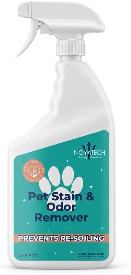 Pet Stain & Odor Remover – Fast-Acting Enzyme Cleaner for Dog & Cat Urine | Safe for Carpet, Couch, Turf, Tile & More | Non-Toxic, Kid & Pet Safe Spray