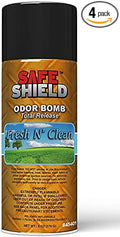 Generic Fresh N’ Clean Odor Bombs for Car Interiors - Automotive Odor Bomb with Clean and Invigorating Fragrance - Eliminates Unwanted Odors and Deodorizes - 6 Ounce Can, Pack of 4