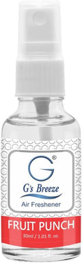 G's Breeze Fruit Punch Air Freshener – Blend of Tangy Berries, Citrus & Tropical Fruits - Long-Lasting Fruity Scent - Uplifting & Invigorating Sweet Aroma for Homes, Cars, and Offices