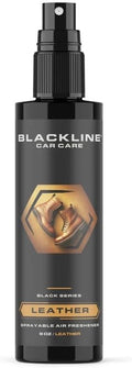 Blackline Car Care - Leather Car Air Freshener, Long-Lasting, Oder Eliminator, for Cars, Trucks, SUV, or Home Use - 8 fl OZ - Scent Spray