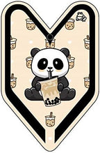 Tree Frog Young Leaf Black Milk Tea 8-Pack, Boba Panda Car Hanging Air Freshener Treefrog