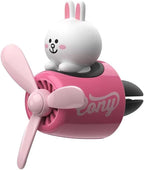 DAYUJIAN Cute Car Diffuser - Rotating Propeller Air Outlet Vent Fresheners, Aromatherapy Ornament, Air Freshener for Cars