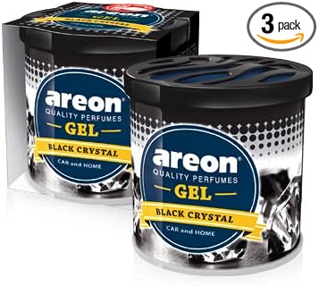AREON Gel Can Scent. (3, Black Crystal)'