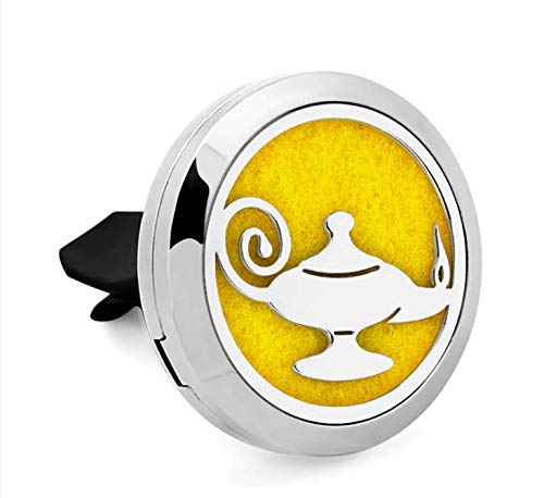 Regular Size (Magic Lamp) Stainless Steel, 1 Essential Oil, 7 Pads.