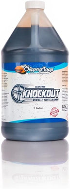 Knockout Acid-Free Wheel and Tire Cleaner, Fast Cleaning, Safely Removes Brake Dust & Dirt, 1 Gallon