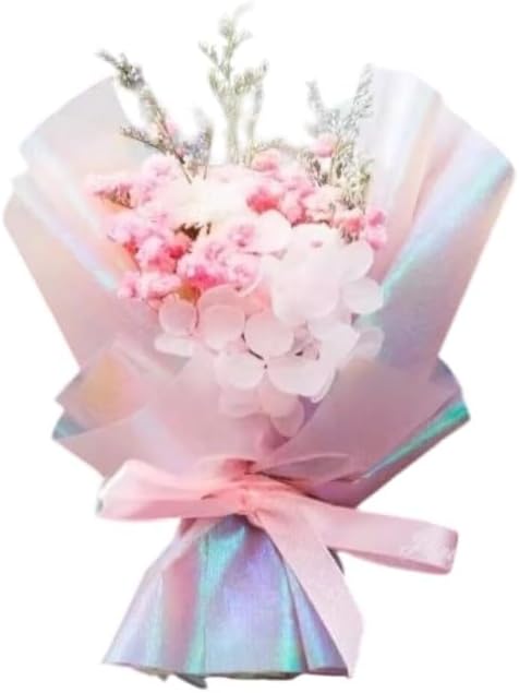 Pink Mini Dried Flowers Bouquet for Car Air Vent Clips, Car Air Outlet Perfume Decoration FlowerVent Clips Air Fresheners Interior Accessories Automotive