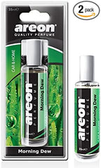 Areon CAR Perfume 35 ml I Car & Home Air Freshener Spray I Morning Dew Scent I (Pack of 2)