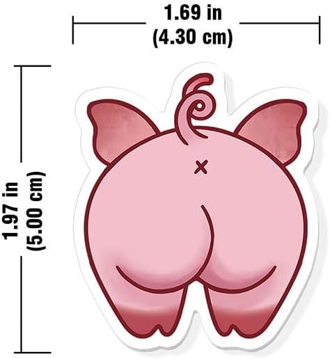 WIRESTER Fresh Scented Car Air Freshener Vent Clip, Decorative Accessories, Interior Decoration for Cars - Cute Animal Butt, Cute Dog Cat, Dog Butt Looking Back, Dog Lying