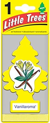 LITTLE TREES Car Air Freshener | Hanging Paper Tree for Home or Car | Vanillaroma | 12 Pack