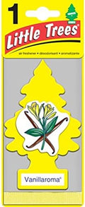LITTLE TREES Car Air Freshener | Hanging Paper Tree for Home or Car | Vanillaroma | 12 Pack