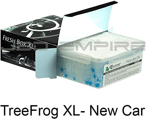 Treefrog Xtreme Fresh Box XL Air Freshener - Scent Extra Large 400g - Black/Blue/Green Squash/White Peach/New Car