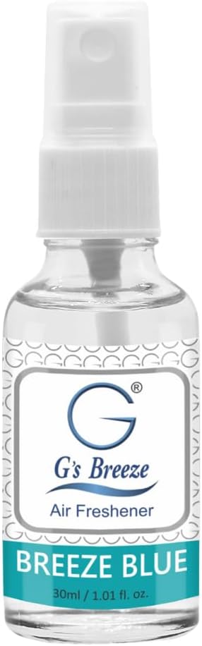 G's Breeze Blue Air Freshener - Ocean Inspired Refreshing Scent, Long-Lasting Aroma, Calming Atmosphere - Notes of Sea Air, Soft Citrus & Florals - Instant Fresh Energy - Ideal for Home, Car & Office