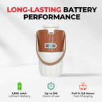 Airpure Auto Diffuser | Waterless Oil Diffuser and Car Air Freshener | Portable Essential Oil Diffuser for Car, Home and Office | Rechargeable Aromatherapy Diffuser for Fresh Air and Relaxation