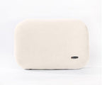 Beige Lumbar Support Pillow for Car Driving Seat Soft Latex Lower Back Support Relax Home Desk Office Accessories Chair Cushion Pain Relief
