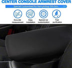 Autorder Center Console Cover for 2023 2024 2025 Kia Sportage Accessories Armrest Cover Anti-Scratch Middle Console Pad Leather Armrest Protector