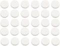 Nadiho 60Pcs Car Air Vent Clip Replacement Pads, 16mm Unscented Refill Tablets for Car Air Freshener Clips, Car Diffuser Refill Felt Pads Essential Oil Diffuser Cotton Pads, 60pcs White (NPJ04)