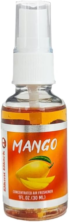 Concentrated Air Freshener Spray 1 oz. Glass Bottle - Choose Your Scent (Mango)