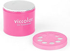 2x Round Can Style 2.5" Diameter, 2.128" Height White Musk Scent VicColor Air Freshener Odor Smell Eliminator Deodorize For Interior Indoor Car Vehicle Bathroom Restroom Home Office Universal