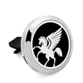 Jumbo Size 1-1/2 in dia. (JUMBO Flying Horse) Stainless Steel, 1 Essential Oil and 7 Pads.