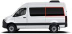 VanEssential Insulated Magnetic Blackout Window Cover Designed for Mercedes-Benz NCV3 & VS30 144 Length Van Rear Qtr Window (Left Hand Side) - Charcoal Gray