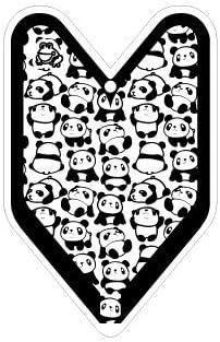 Wakaba Young Leaf YLLS59 JDM Tree frog 12 packs Lemon Squash Scents Air Freshener, Black Panda
