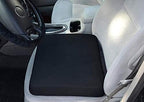 Portable Seat Cushion for Office Soft Memory Foam Seat Cushion Non Slip Bottom with Carry Handle,Washable Cover，Comfortable Coccyx Cushion for Home Office Chair Pad，Car Seat, Wheelchair (Black)
