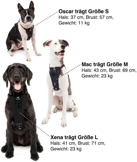 Kurgo Enhanced Strength Tru-Fit Dog Car Harness - Pet Travel Safety Harness - Crash Test Certified Fit - Five Point Adjustment - Secure Buckle - Padded Chest - Black - Small