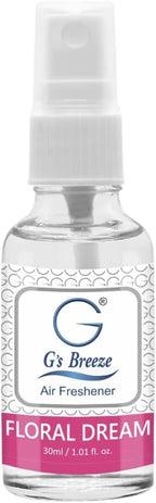 G's Breeze Floral Dream Air Freshener – Luxurious Rose, Lily & Jasmine Blend for Long Lasting Floral Freshness – Ideal Scent for Home, Car & Office – Create a Serene, Elegant and Uplifting Atmosphere
