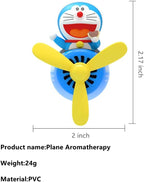 DAYUJIAN Cute Car Diffuser - Rotating Propeller Air Outlet Vent Fresheners, Aromatherapy Ornament, Air Freshener for Cars
