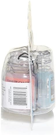 Yankee Candle Hanging Car Jar Ultimate 3-Pack Air Fresheners Neutralizes Odors Up to 30 Days Includes: Beach Walk Pink Sands and Sun and Sand (Pack of 3)