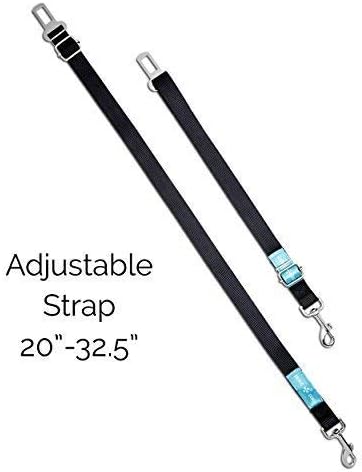 Dog Seat Belt Pet Dog Cat Car Seatbelt Safety Tether - 2 Pack - Adjustable Harness Belts Pet Leash - Heavy Duty Nylon Seatbelts - Universal Fit Cars Truck SUV