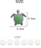2 PCS Turtle Car Air Vent Clips, Lovely Tortoise Car Interior Decor Car Aroma Diffuser Vent Clip Car Air Freshener Vent Clips Car Accessories Decoration for Girls（Green）
