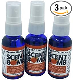 Scent Bomb Super Strong Car Home Air Freshener Highly Concentrated 1oz (3 Assorted Scents (Random))