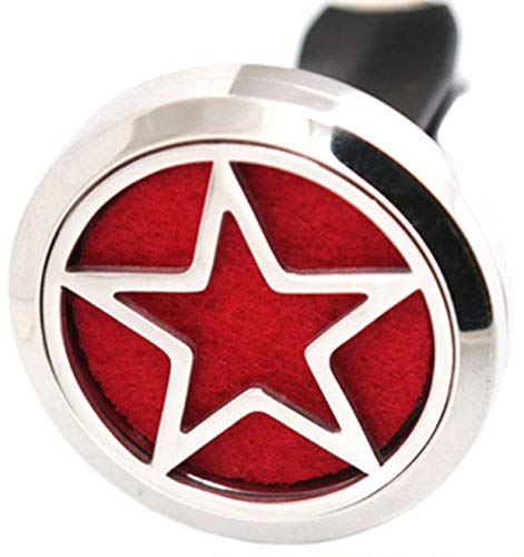 Regular Size (Star) 30mm stainless steel with 7 pads and 1 essential oils