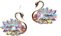 Katutude 2 Pcs Crystal Swan Car Air Vent Clips with Fragrance Tablets, Car Diffuser Air Freshener Vent Clips Air Conditioner Outlet Clip Charm Bling Car Interior Decoration, Colorful