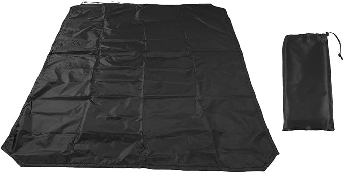 Pssopp 210D Oxford Cloth Water Proof Box Lid Cover,Tent Trailer Cover Travel Trailer Roof Cover car Roof Top Tent Trailer Cover for SUV Rooftop Travel Luggage Rack (230 * 145cm)