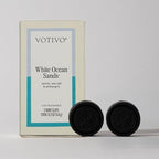 Votivo White Ocean Sands Car Fragrance 2-Pack | Auto Vent Clip Car Fresheners | Beach Scent for Vehicle | Provides Long Lasting Premium Scent for Auto